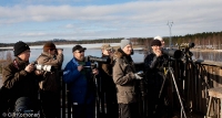 Lintuyhdistys Kuikka, ryhmäkuva, luontokuvausretki, Rautalampi. Lintuyhdistys Kuikka, ryhmäkuva, luontokuvausretki, Rautalampi.