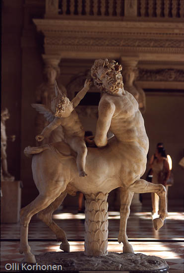 Louvre, Centaur and Eros, sculpture