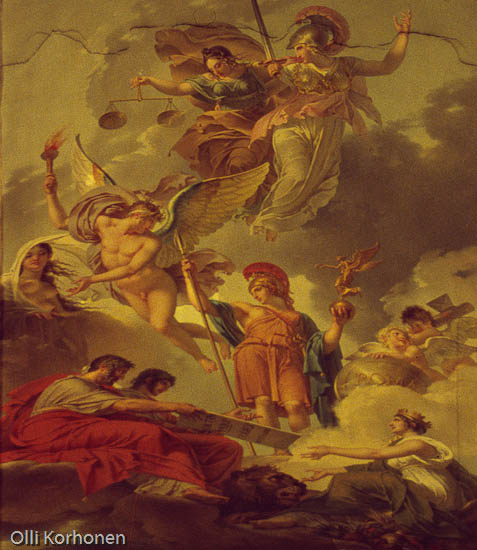 Louvre, ceiling painting