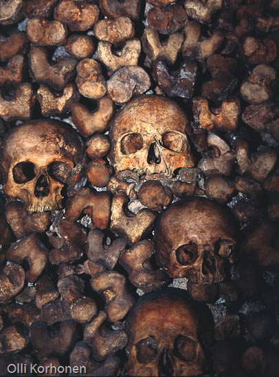 Photo, foto, Catacombes, Paris, skulls.