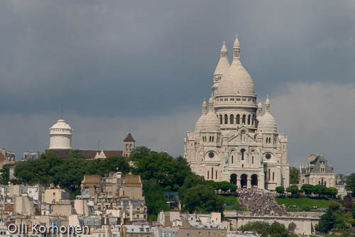 Kuva: Sacré-Coeur Montmartren kukkulalla.