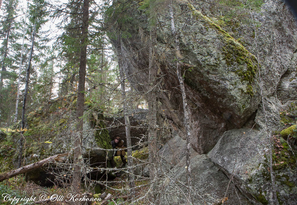 rakoluola, hylätty nalle,suonenjoki,peurkangas,siirtolohkare,hylätty nalle