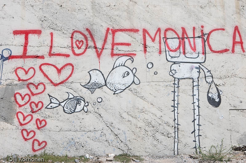 I love Monica, Graffiti, Benalmadena