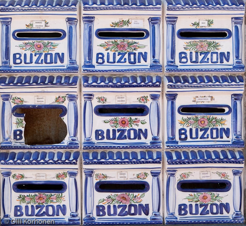Buzon postilaatikkoja, Benalmadena, Espanja 2011