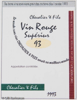 Vin Rouge Superieur.