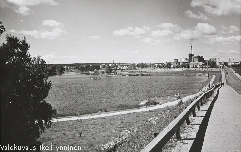 Kajaani, Kajaani Oy ja Kaupunginlampi, 1960-luku.