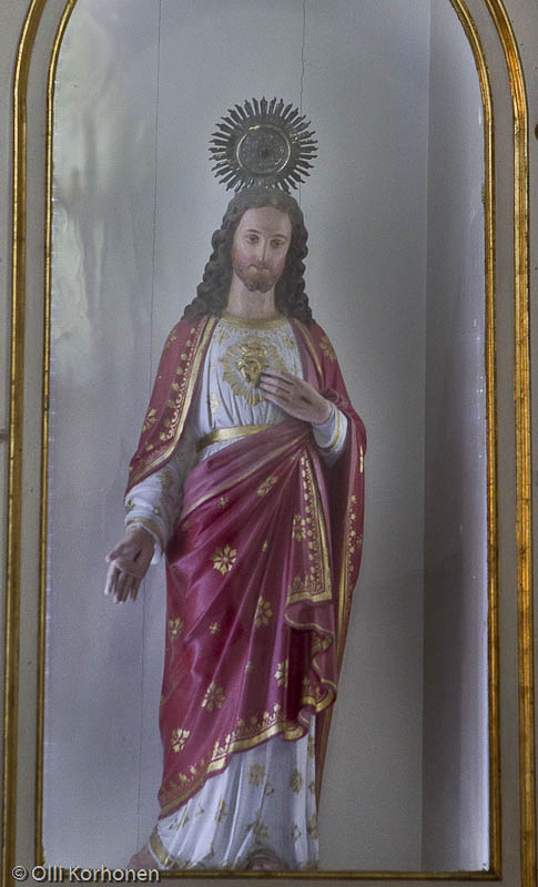 Jeesuksen patsas Nunnalaakson kirkossa, Madeira.