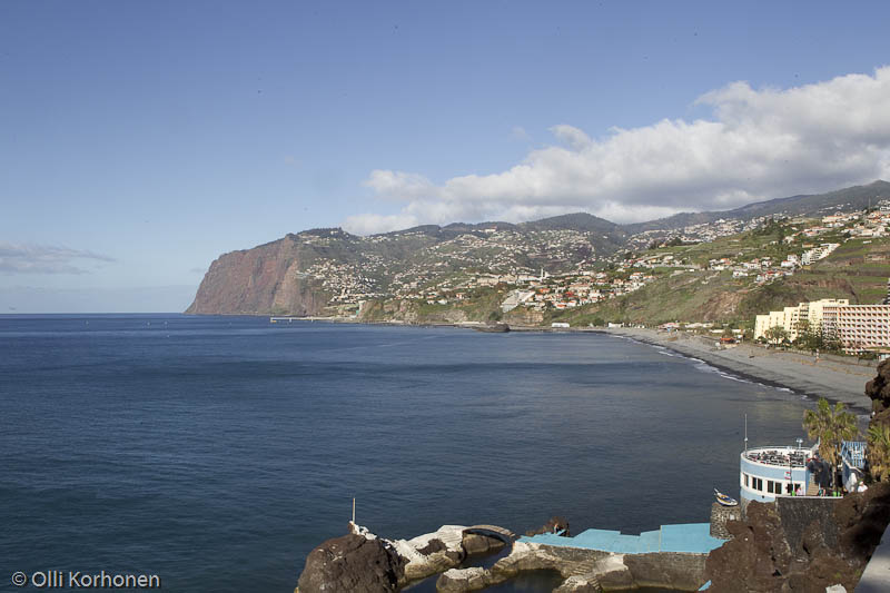 Merenranta Cabo Giraolle päin, Funchal, Madeira.