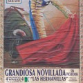 toreador in a spanish-bullfight ad, poster