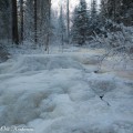 Jäätynyt koski, Kourujoki.