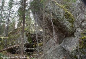 lippaluola, hylätty nalle,suonenjoki,peurakangas,siirtolohkare