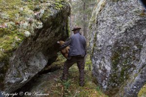 hylätty nalle,suonenjoki,peurakangas,siirtolohkare