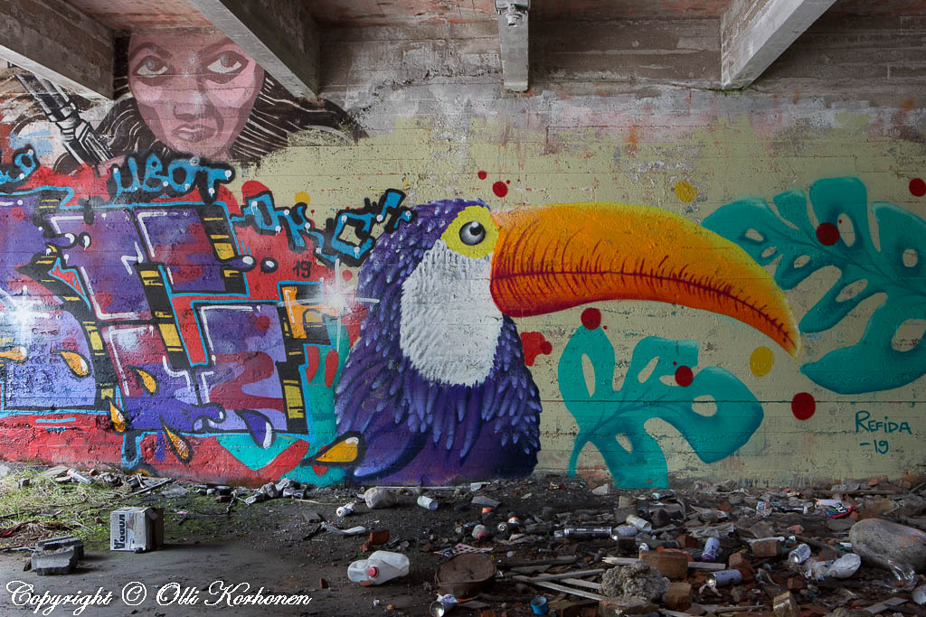 graffiti,muraali,katutaide,street art,kajaani,karanka,refida